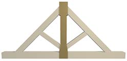 Oak Truss King Post